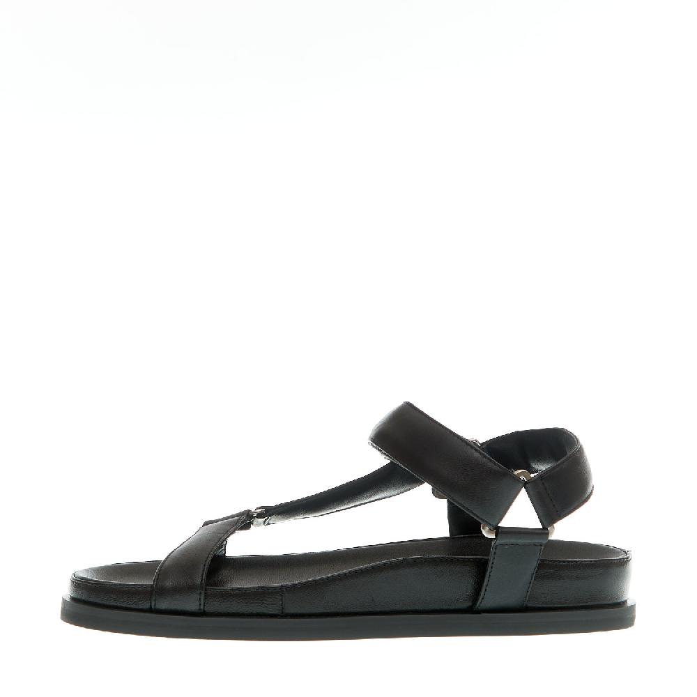 Sorelle Perego sandalo anatomico nero fibbie Sconto