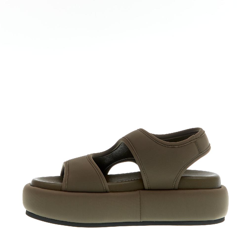 Sorelle Perego sandalo zeppa neoprene verdone Negozio