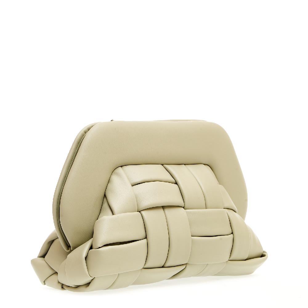 Sorelle Perego Clutch design intrecciato muschio Vendita calda