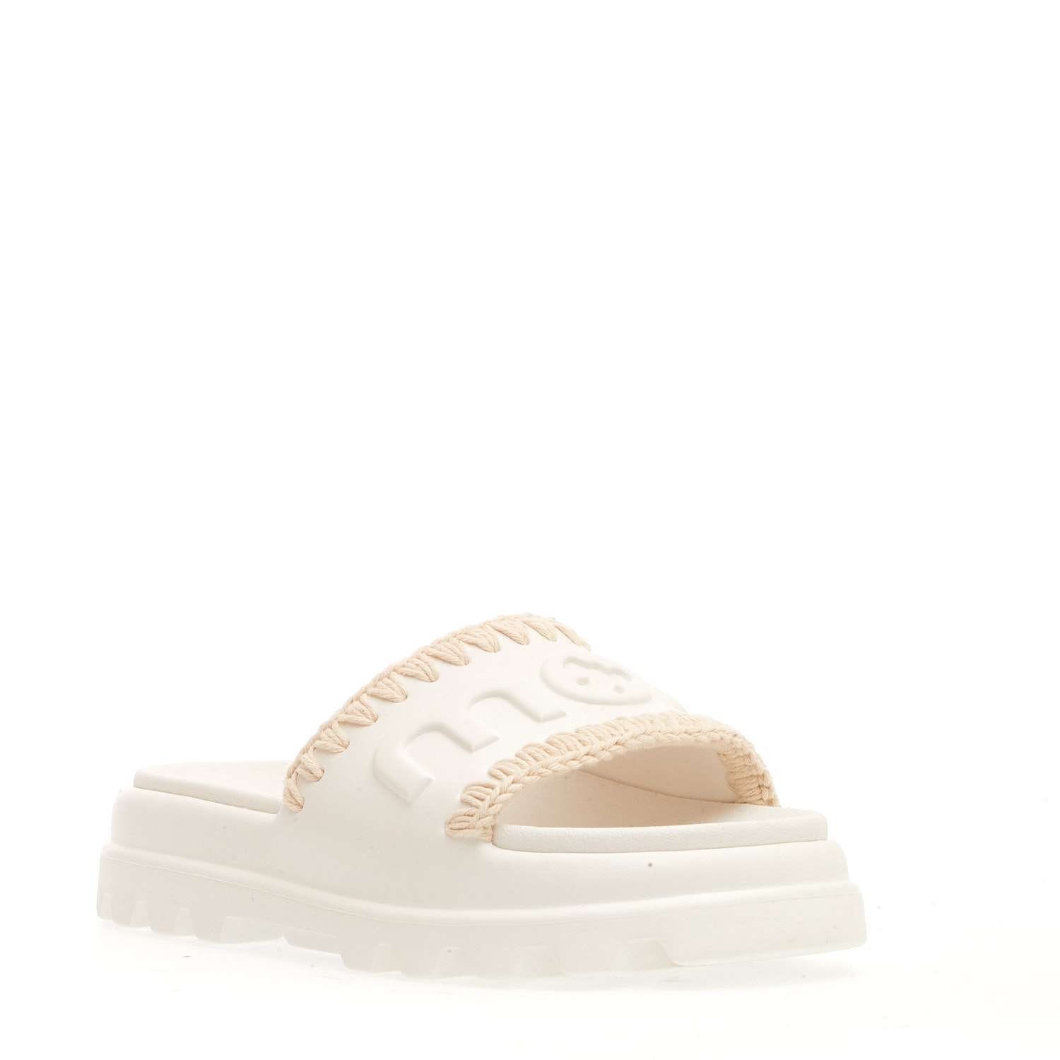 Sorelle Perego Eva slide gomma bianca Online Outlet