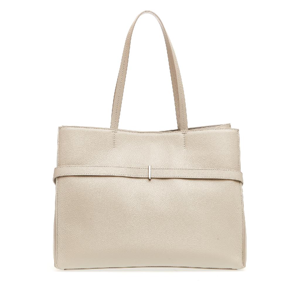 Sorelle Perego Le Sac in pelle bianca Grandi sconti