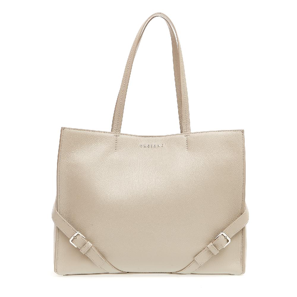 Sorelle Perego Le Sac in pelle bianca Grandi sconti