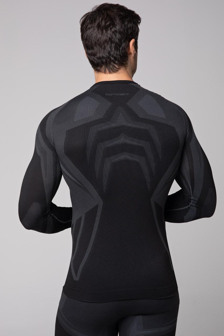 Spaio SPAIO MAGLIA M/L TERMOATTIVA "CONFIDENCE" NERO/GRIGIO Economico