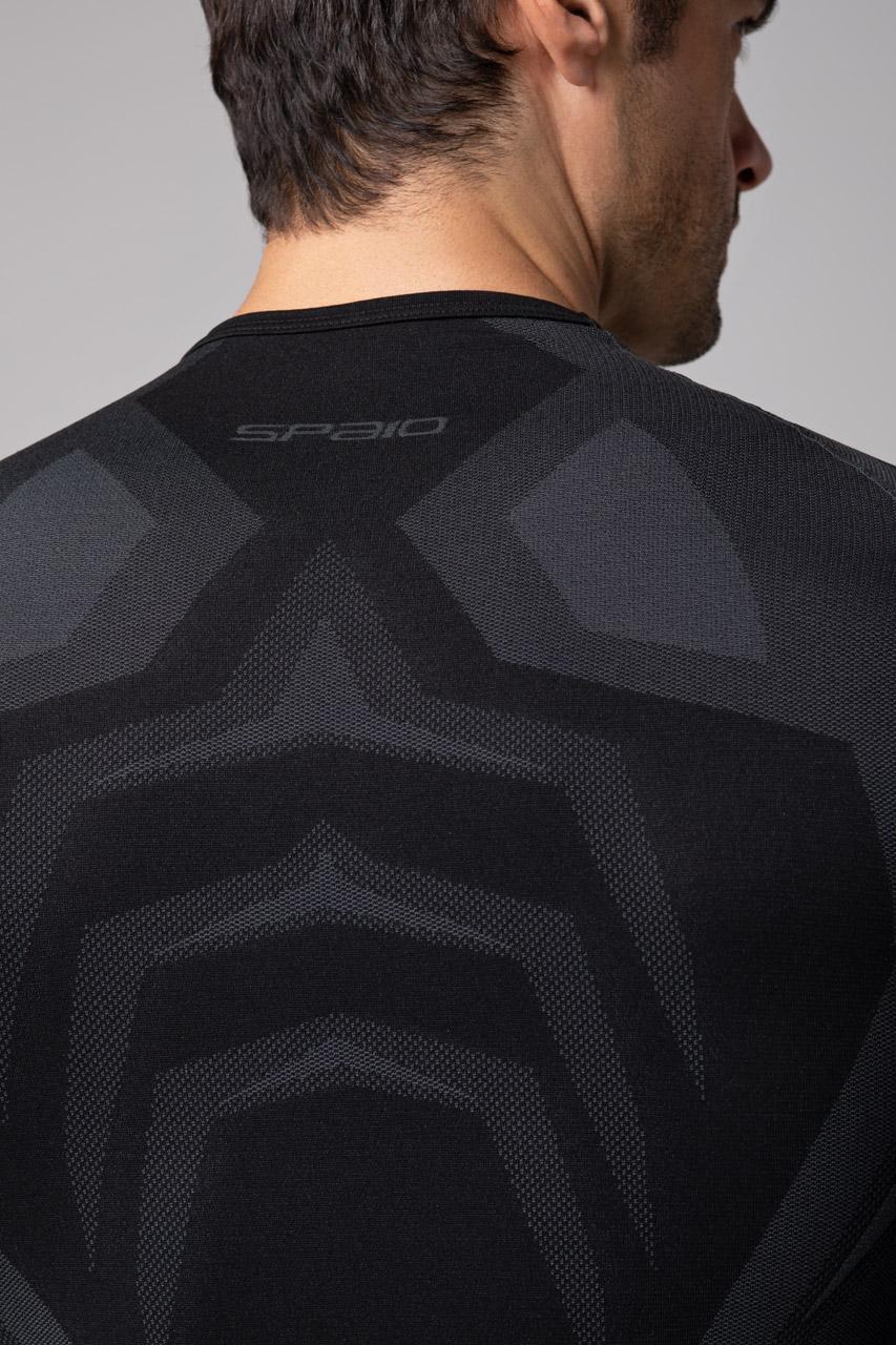 Spaio SPAIO MAGLIA M/L TERMOATTIVA "CONFIDENCE" NERO/GRIGIO Economico