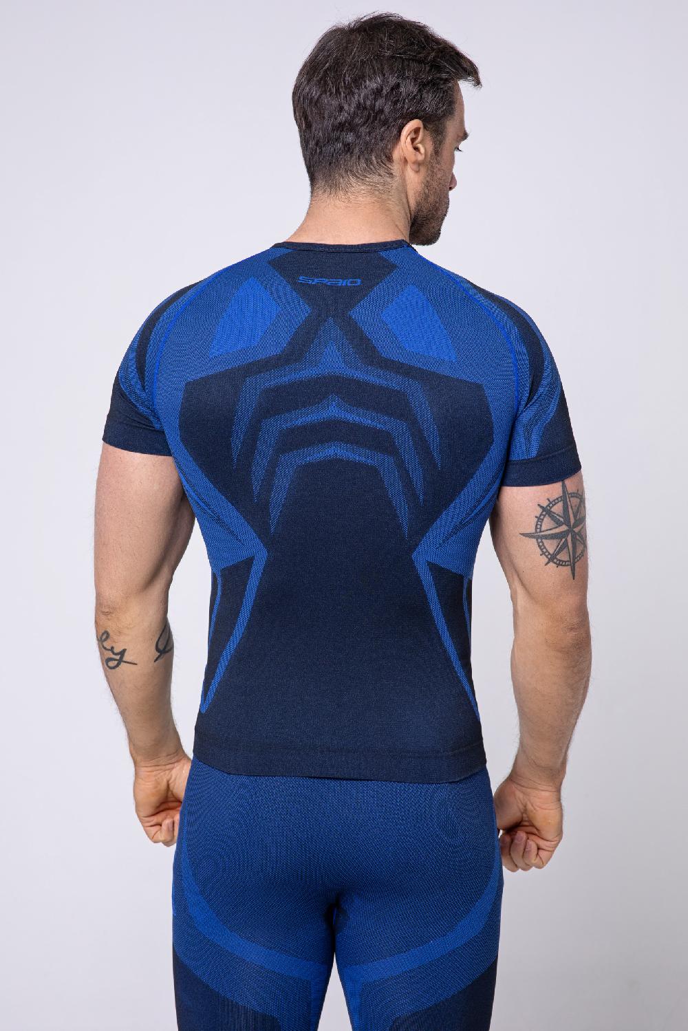 Spaio SPAIO MAGLIA M/C "CONFIDENCE" NERO/ROYAL BLUE Saldi