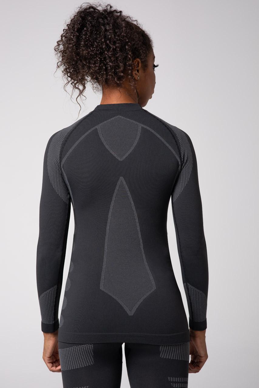 Spaio SPAIO MAGLIETTA TERMOATTIVA CON MANICHE LUNGHE THERMO-EVO DONNA GRIGIO/GRIGIO CHIARO Moda
