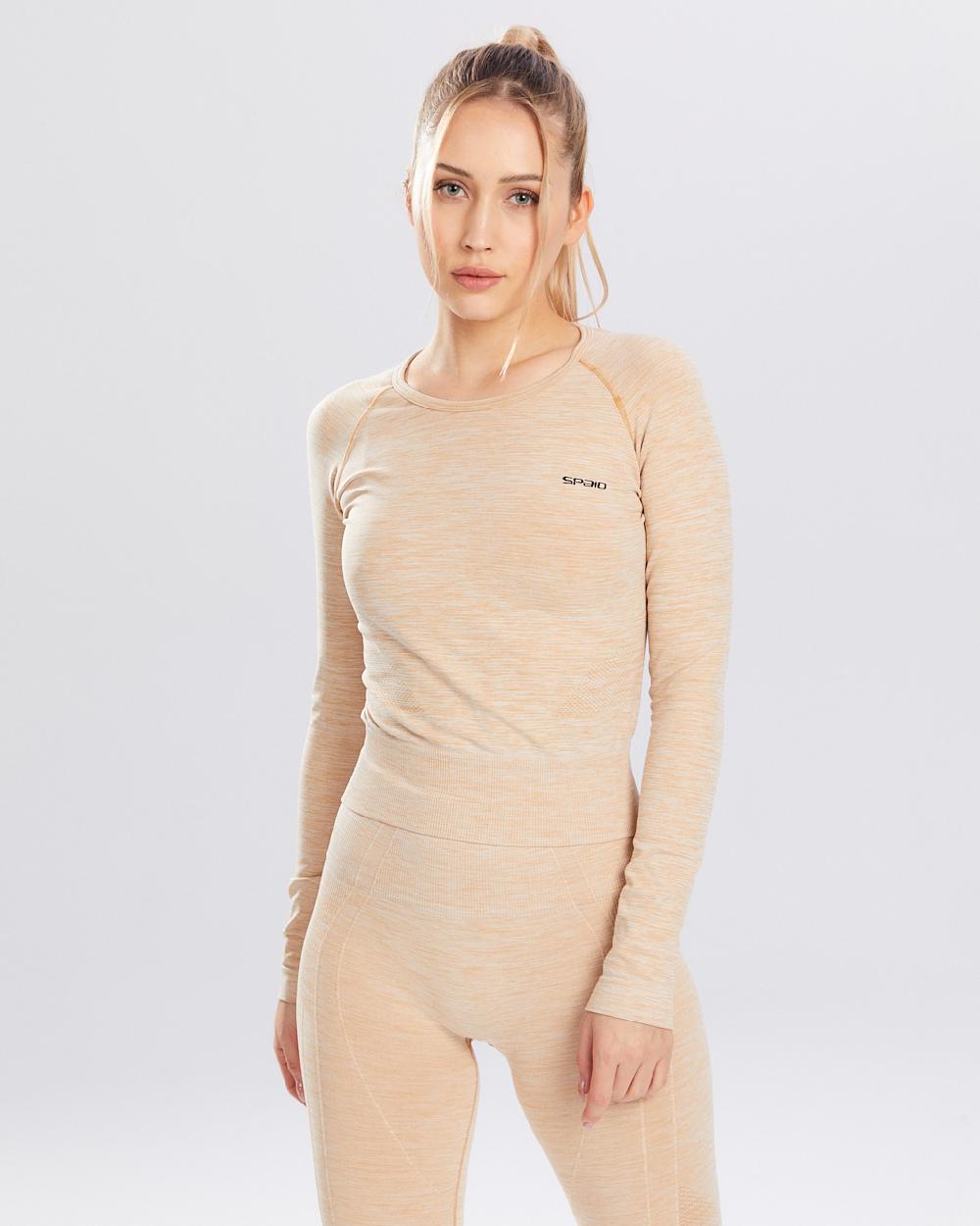 Spaio SPAIO RASHGUARD MELANGE MANICHE LUNGHE ICED COFFEE Italia