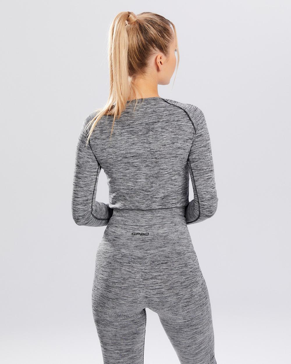 Spaio SPAIO RASHGUARD MELANGE MANICHE LUNGHE GREY In Linea