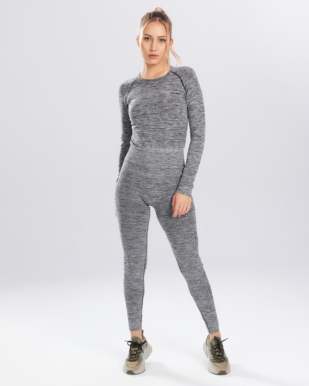 Spaio SPAIO RASHGUARD MELANGE MANICHE LUNGHE GREY In Linea