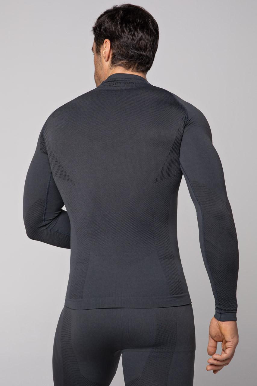 Spaio SPAIO MAGLIETTA TERMOATTIVA PLAY NEW GREY/NERO Soddisfazione Garantita
