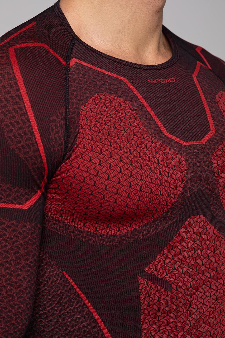 Spaio SPAIO MAGLIETTA TERMOATTIVA "ADRENALINE" UOMO NERO/ROSSO Negozi Online