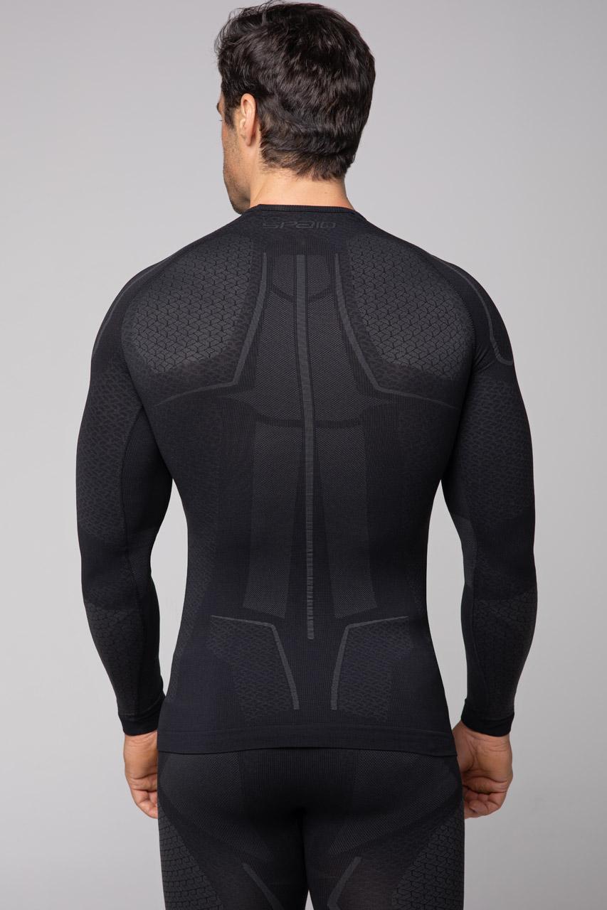 Spaio SPAIO MAGLIETTA TERMOATTIVA "ADRENALINE" UOMO NERO/GRIGIO Acquista Ora
