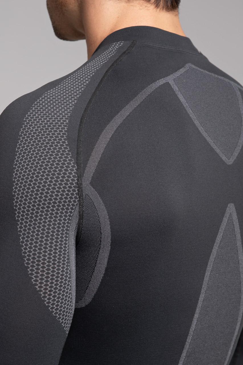 Spaio SPAIO MAGLIETTA TERMOATTIVA CON MANICHE LUNGHE "THERMO-EVO" UOMO GRIGIO/GRIGIO CHIARO Promozione Limitata