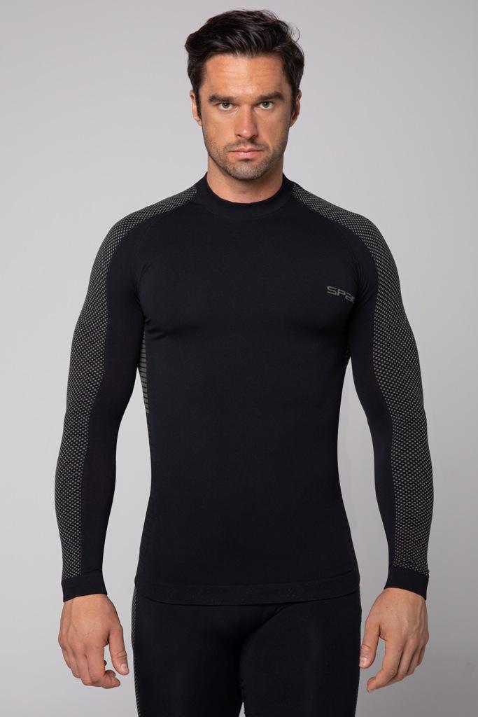 Spaio SPAIO MAGLIA M/L TERMOATTIVA "FIERCE" NERO/GRIGIO Shopping Online
