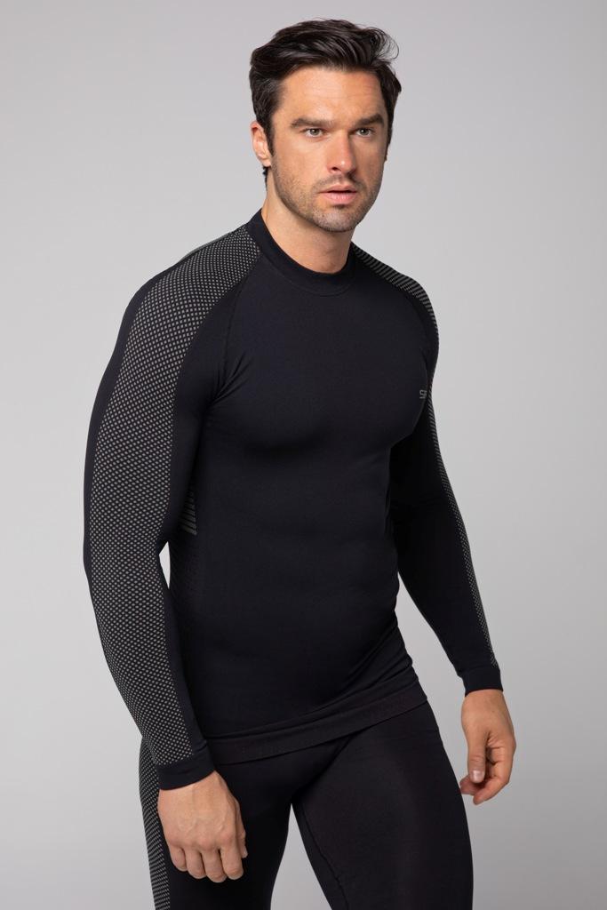 Spaio SPAIO MAGLIA M/L TERMOATTIVA "FIERCE" NERO/GRIGIO Shopping Online