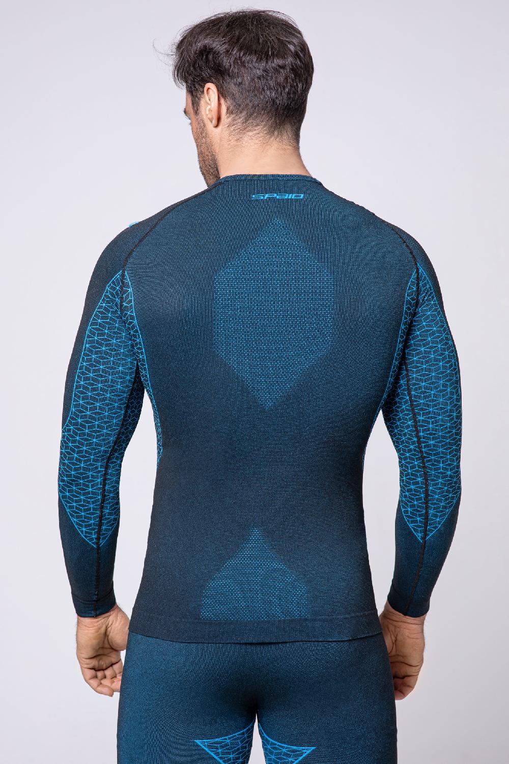 Spaio SPAIO M/L MAGLIA BREEZE UOMO NERO/BLU Sottocosto