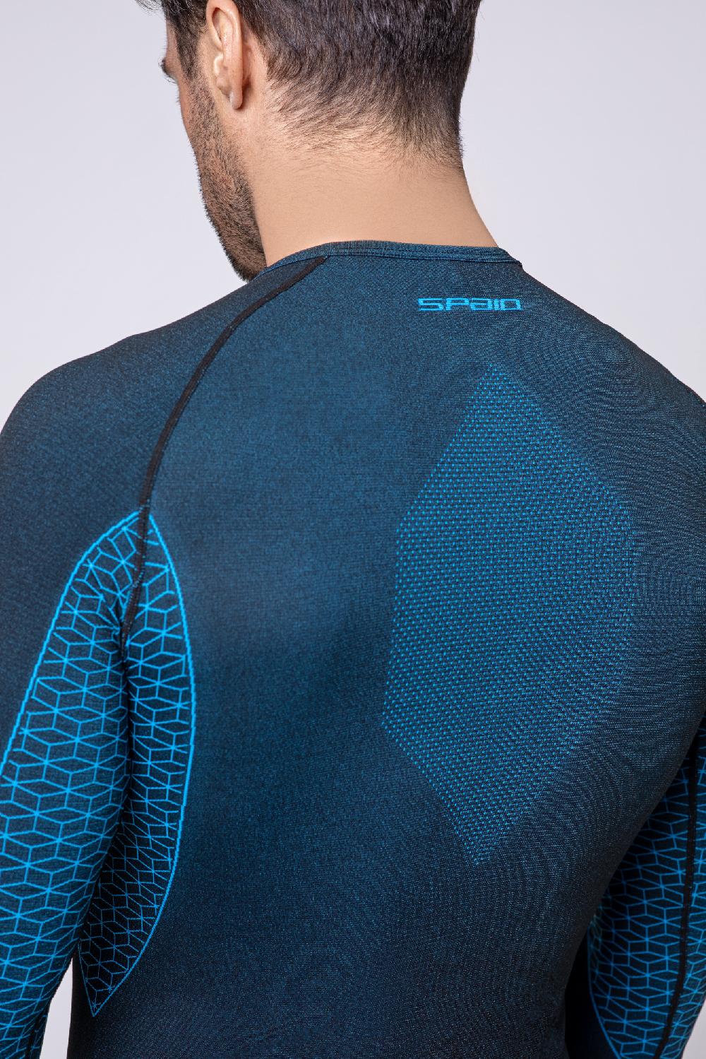 Spaio SPAIO M/L MAGLIA BREEZE UOMO NERO/BLU Sottocosto
