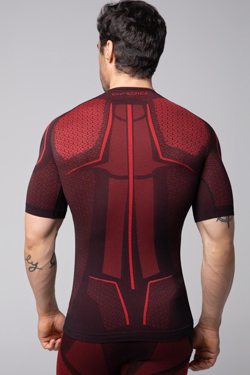 Spaio SPAIO MAGIETTA TERMOATTIVA „ADRENALINE” UOMO NERO/ROSSO Convenienza