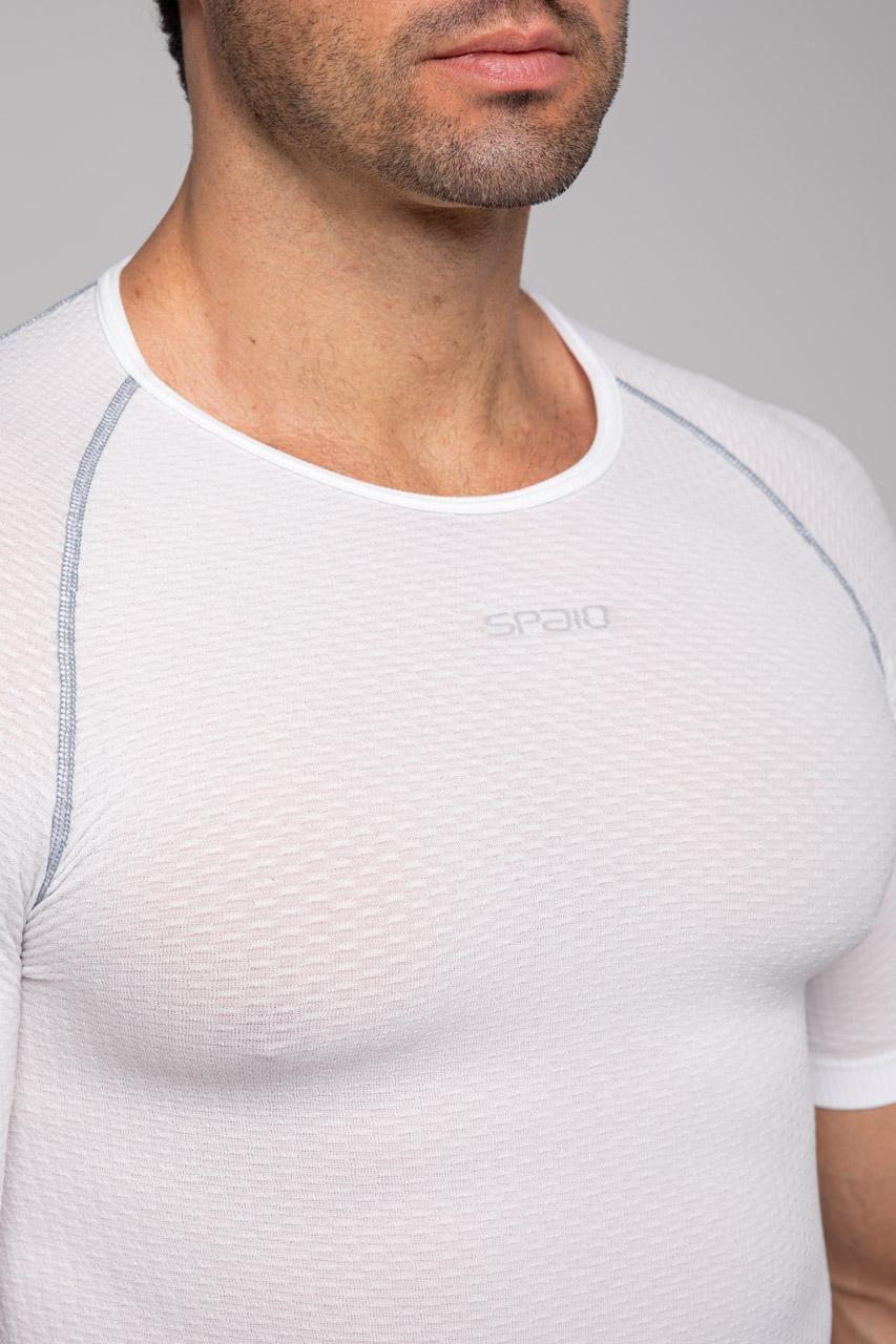 Spaio SPAIO CAMICIA TERMOATTIVA CON MANICHE CORTE BREATH BIANCO Sconto