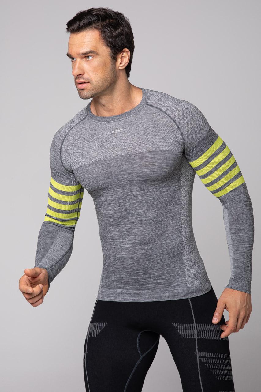 Spaio SPAIO MAGLIA M/LTERMOATTIVA "RUN" NEW GREY Economico