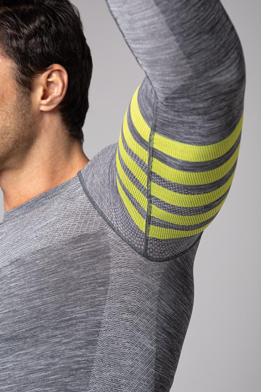 Spaio SPAIO MAGLIA M/LTERMOATTIVA "RUN" NEW GREY Economico