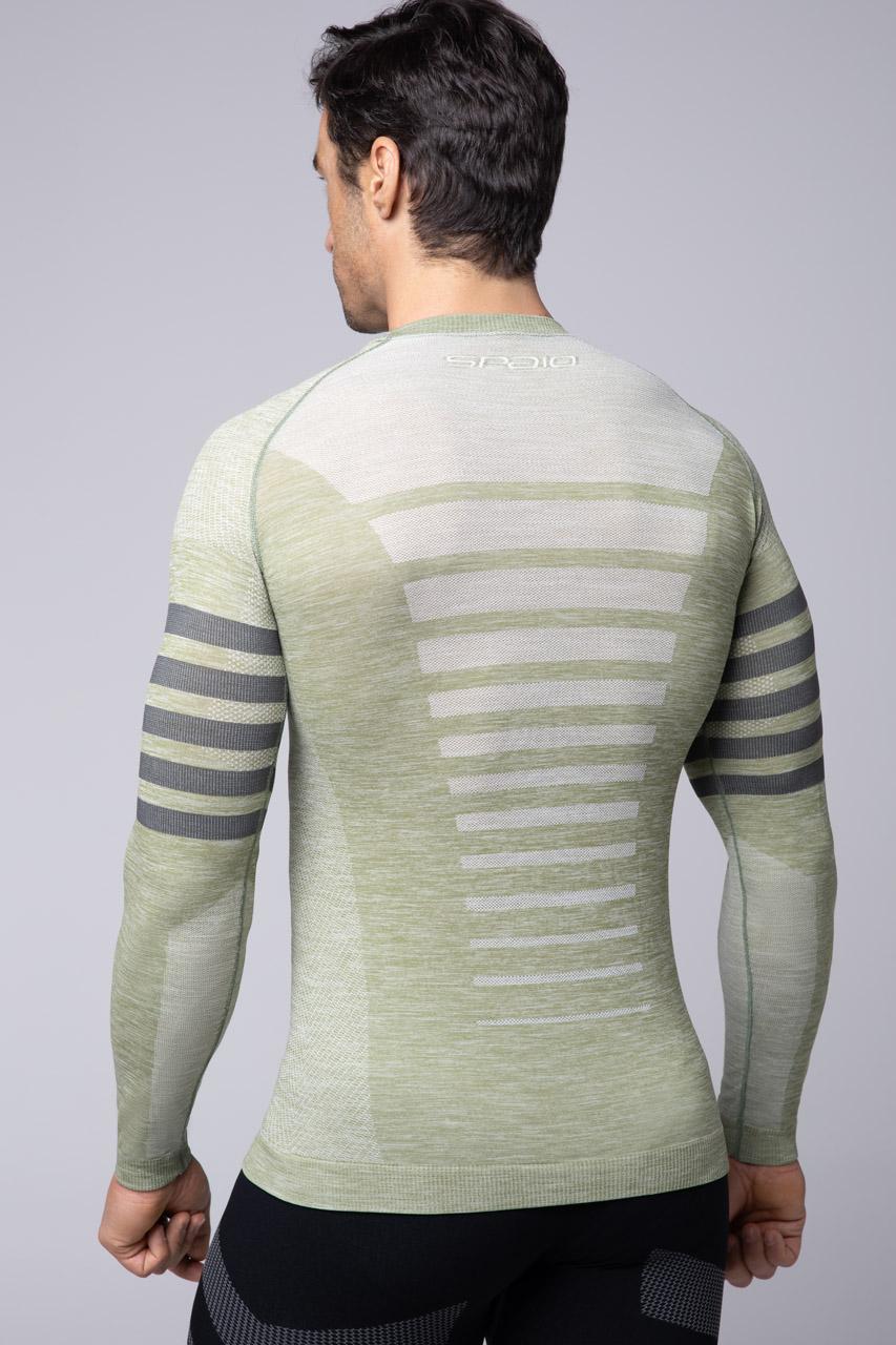 Spaio SPAIO MAGLIA M/L TERMOATTIVA "RUN" OLIVE GREEN Online
