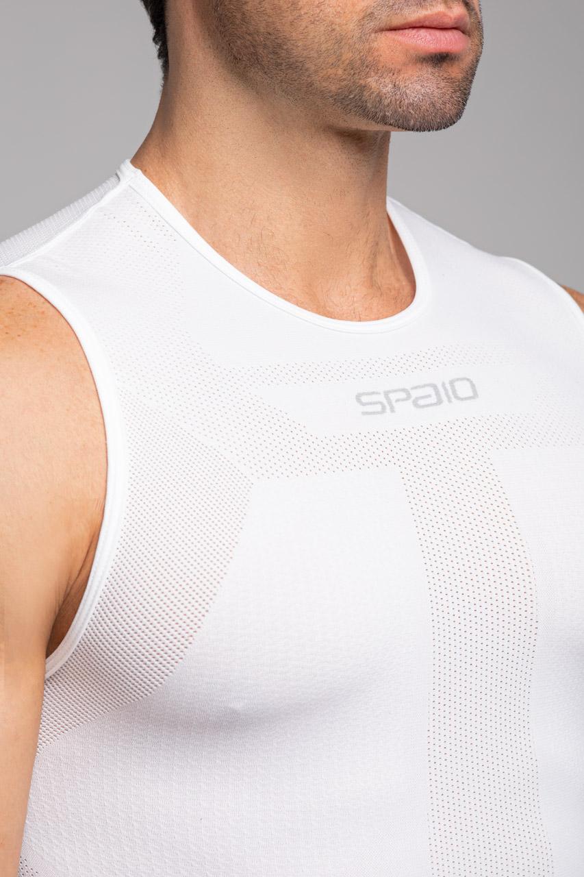 Spaio SPAIO MAGLIETTA TERMOATTIVA SENZA MANICHE AIR BIANCO In Vendita