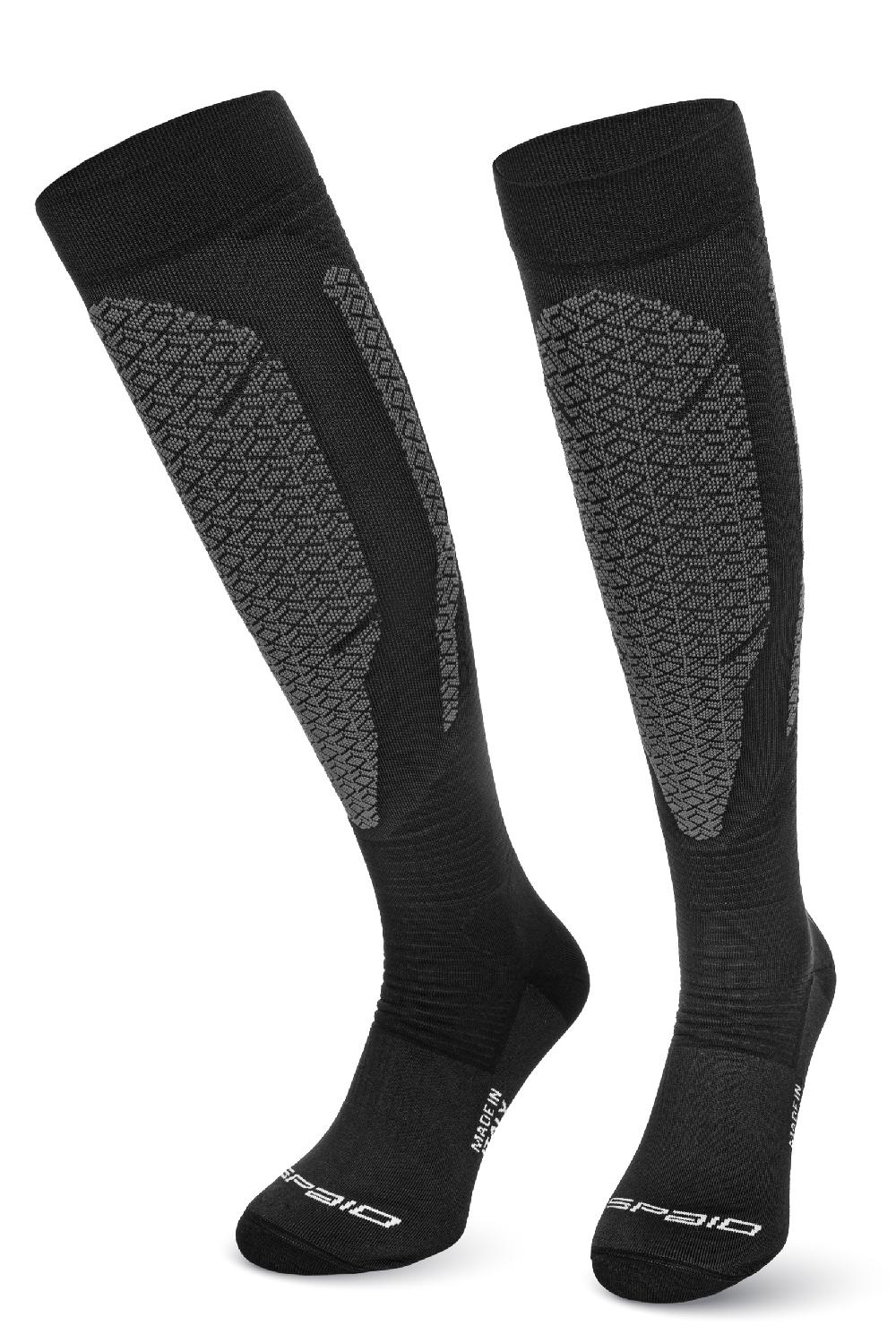 Spaio SPAIO CALZE LUNGHE COOLMAX "ADRENALINE" NERO/GRIGIO Vendita Economica
