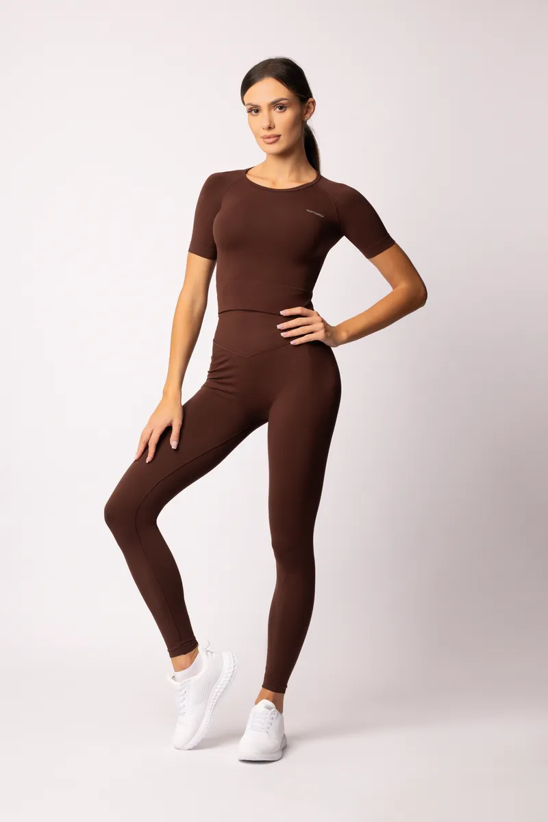 Spaio SPAIO RASHGUARD ADAPT MANICA CORTA COFFEE Promozione Limitata