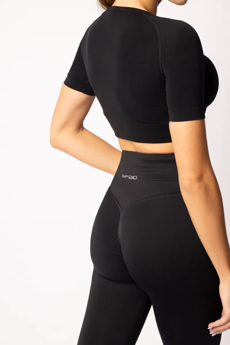 Spaio SPAIO RASHGUARD ADAPT MANICA CORTA BLACK Sottocosto