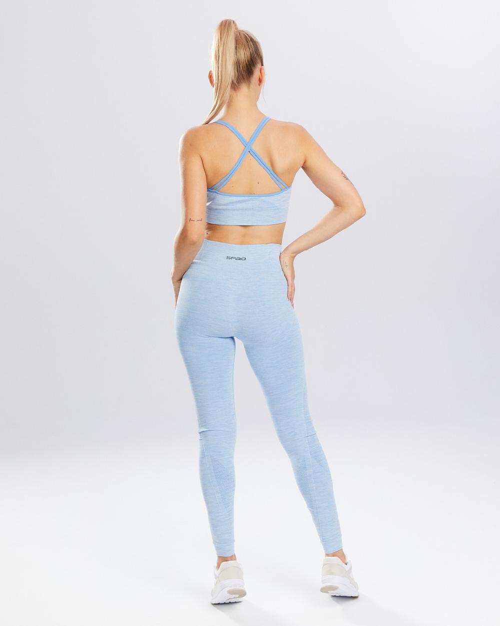 Spaio SPAIO LEGGINSY MELANGE LINCHEN BLUE Vendita