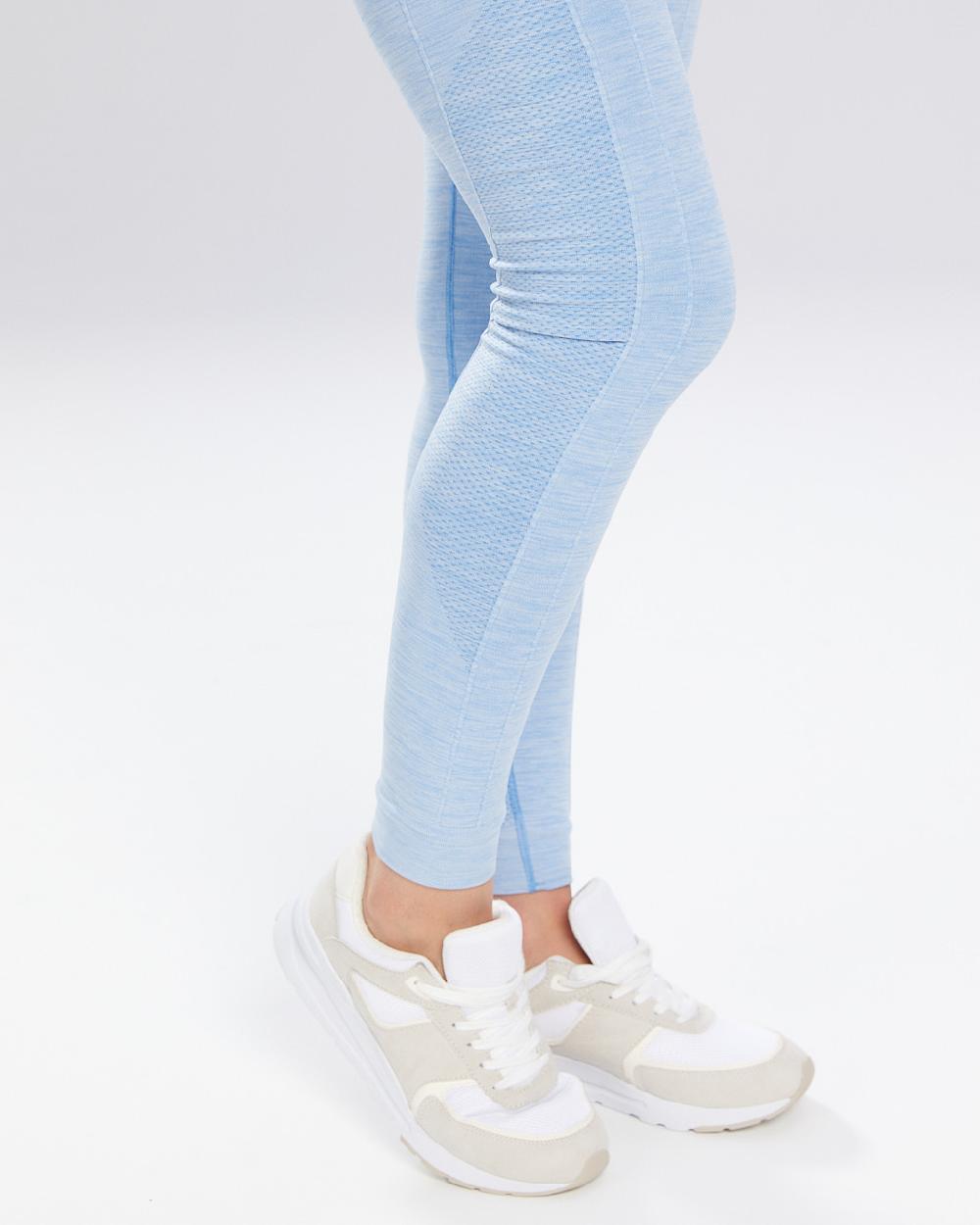 Spaio SPAIO LEGGINSY MELANGE LINCHEN BLUE Vendita