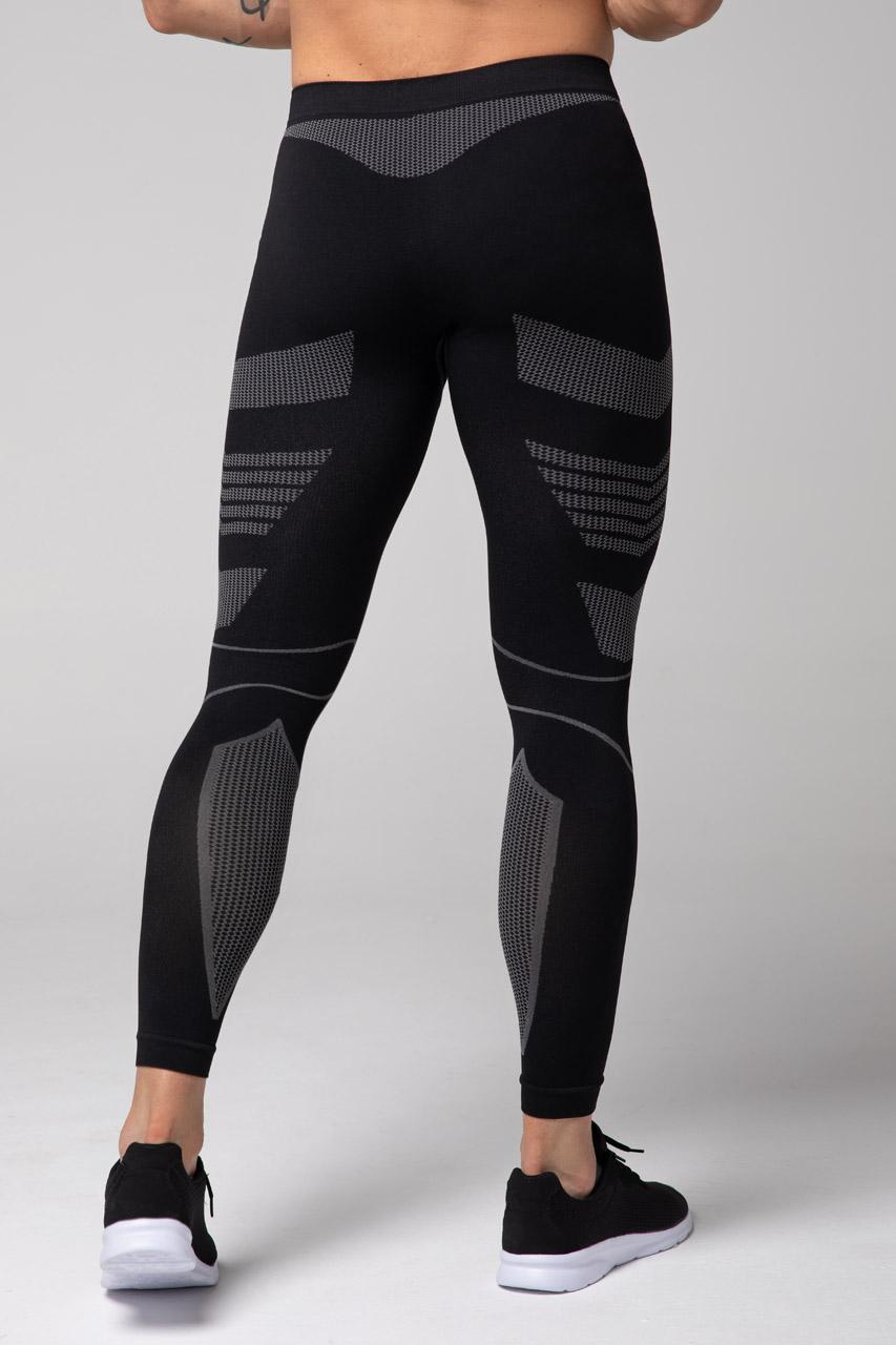Spaio SPAIO LEGGINS TERMOATTIVI "THERMO-EVO" UOMO NERO/GRIGIO Italy
