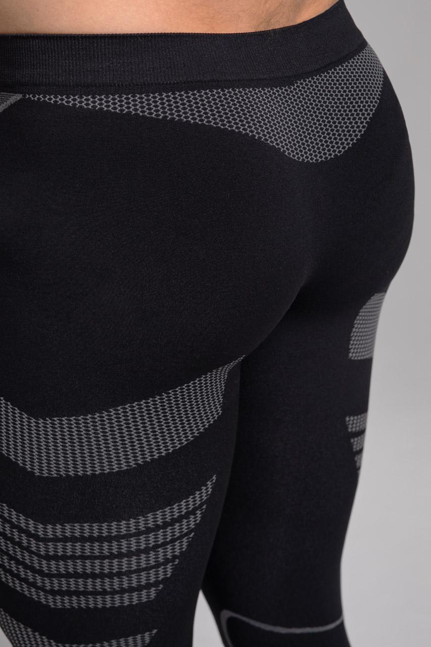Spaio SPAIO LEGGINS TERMOATTIVI "THERMO-EVO" UOMO NERO/GRIGIO Italy