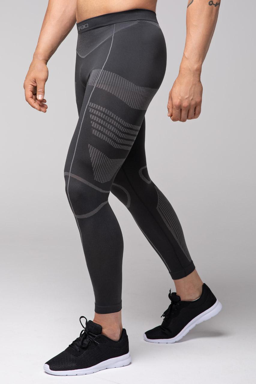 Spaio SPAIO LEGGINS TERMOATTIVI "THERMO-EVO" UOMO GRIGIO/GRIGIO CHIARO Italia