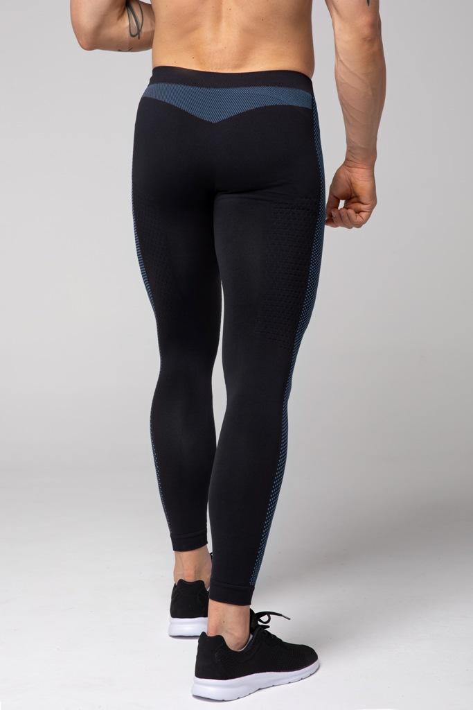 Spaio SPAIO LEGGINGS TERMOATTIVI "FIERCE" NERO/BLU In Linea