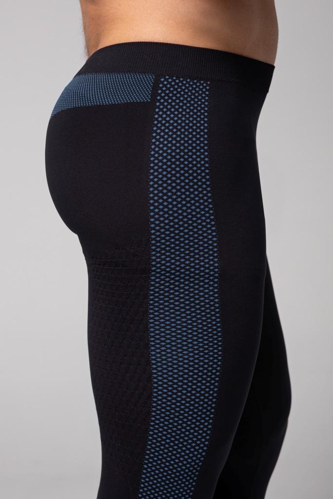 Spaio SPAIO LEGGINGS TERMOATTIVI "FIERCE" NERO/BLU In Linea