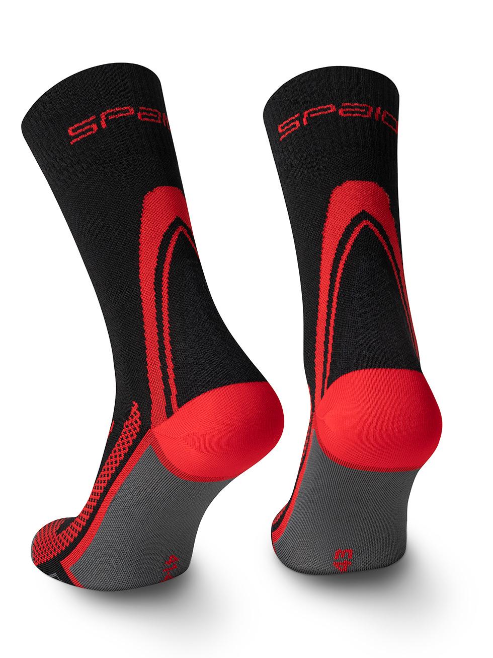Spaio SPAIO Calze da trekking a compressione TACTICAL BLACK/RED Nuova