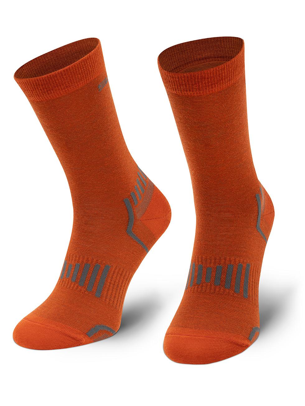Spaio SPAIO CALZINI DA TREKKING ALPHA 02 ORANGE Nuovo