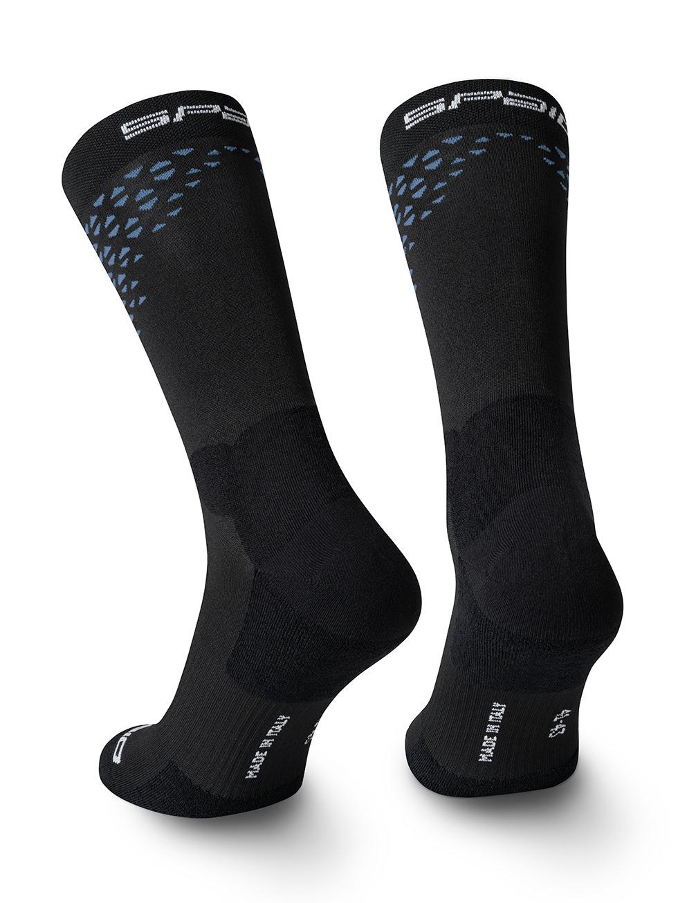 Spaio SPAIO CALZINI DA TREKKING TREKKING SOCKS FIERCE BLACK/BLUE Soddisfazione Garantita