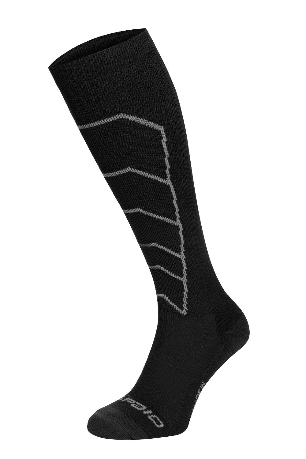 Spaio CALZE LUNGHE A COMPRESSIONE "RAPID" NERO/GRIGIO Promozione Limitata