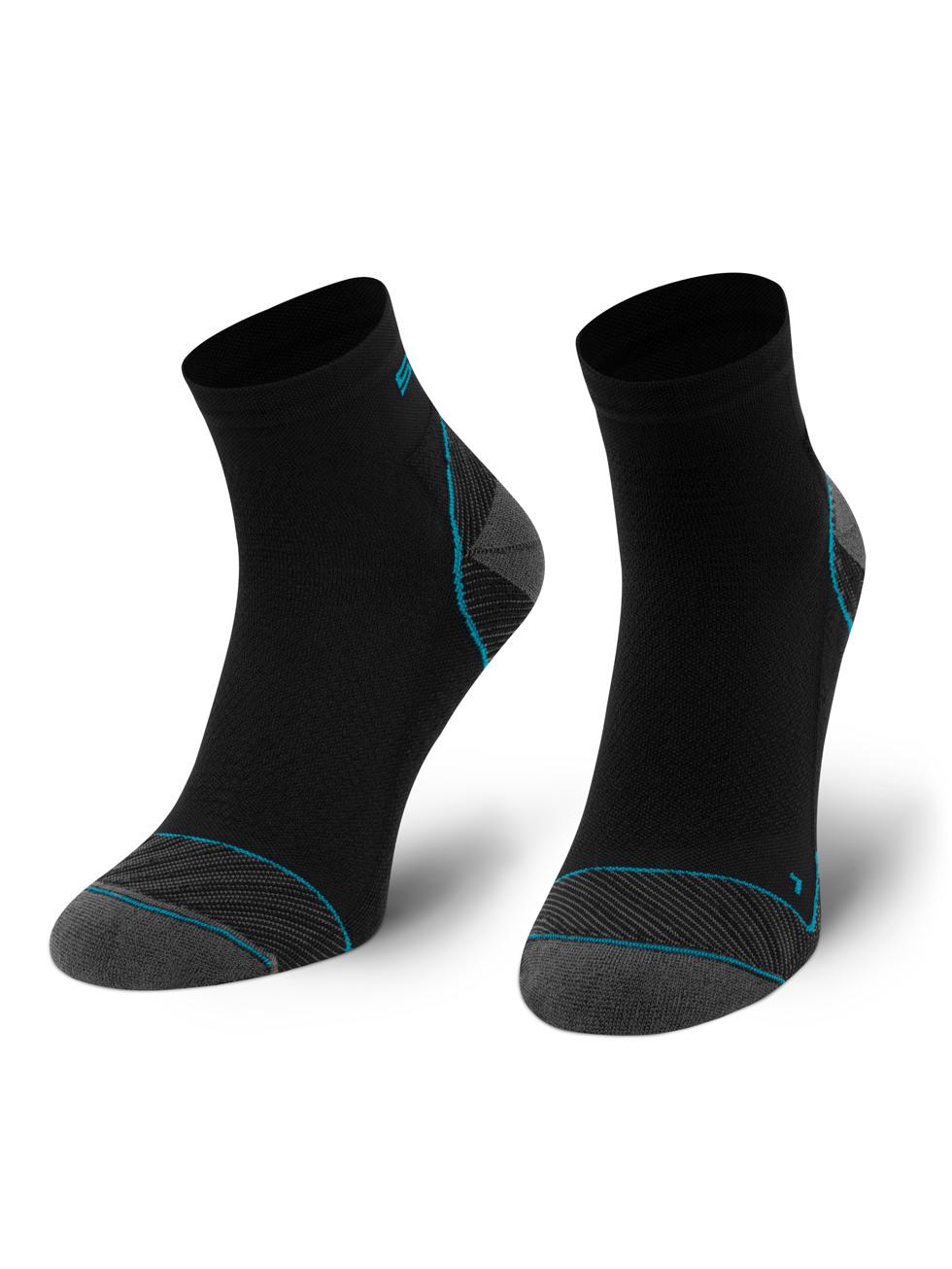 Spaio SPAIO SKARPETY RUNNING 03 BLACK/BLUE Fino Al -60%