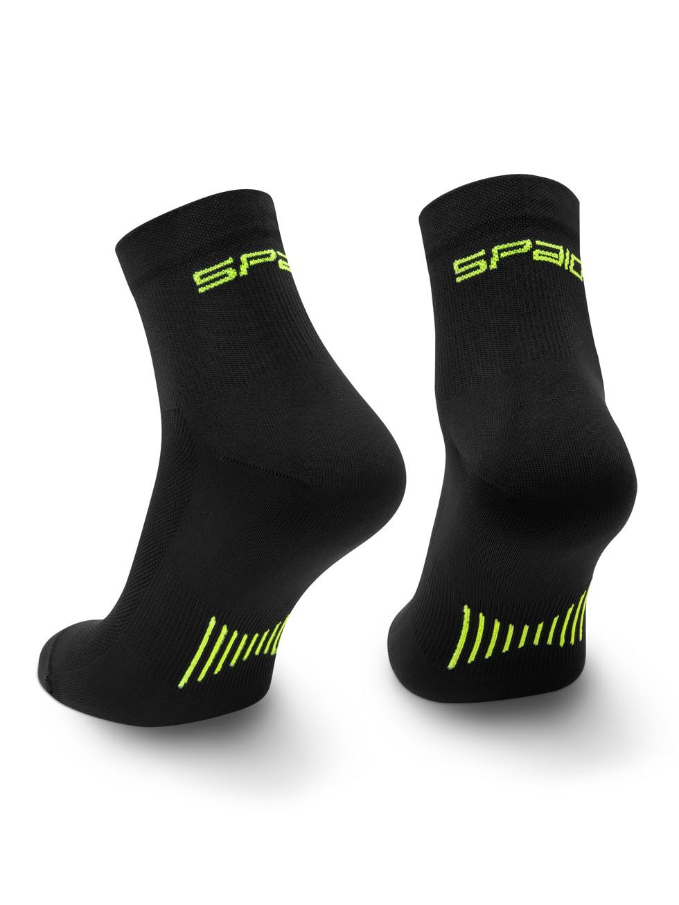 Spaio SPAIO CALZINI DA CORSA RUNNING 01 BLACK/YELLOW Fino al 65% di sconto