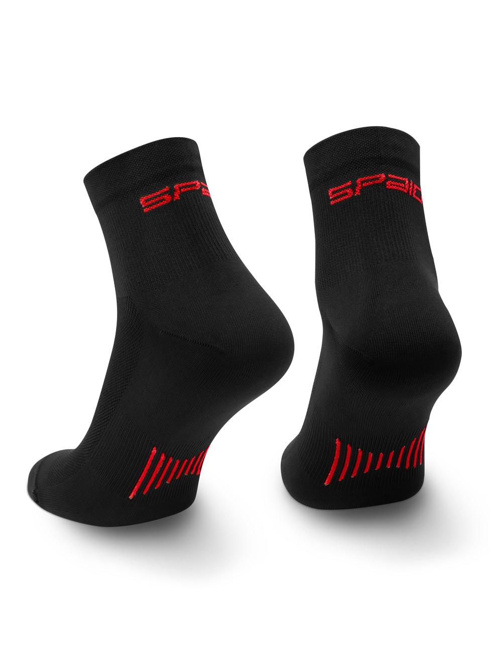 Spaio SPAIO CALZINI DA CORSA RUNNING 01 BLACK/ RED In Vendita