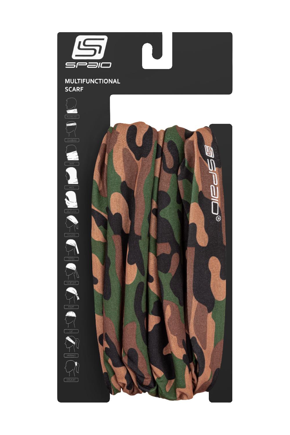 Spaio SPAIO KOMIN WIELOFUNKCYJNY MILITARY CAMOUFLAGE Vendite Flash