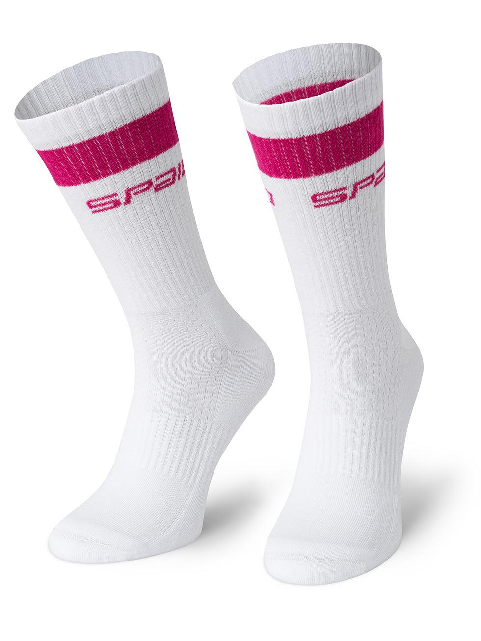 Spaio CALZINI SPAIO FLEX 02 WHITE/VIVA MAGENTA Soddisfazione Garantita