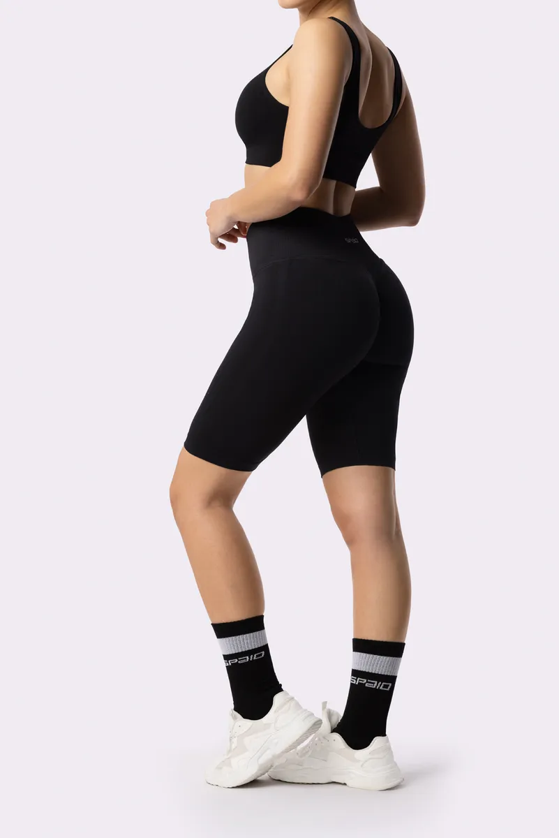 Spaio SPAIO ADAPT BIKER SHORTS BLACK BLACK Offerta natalizia