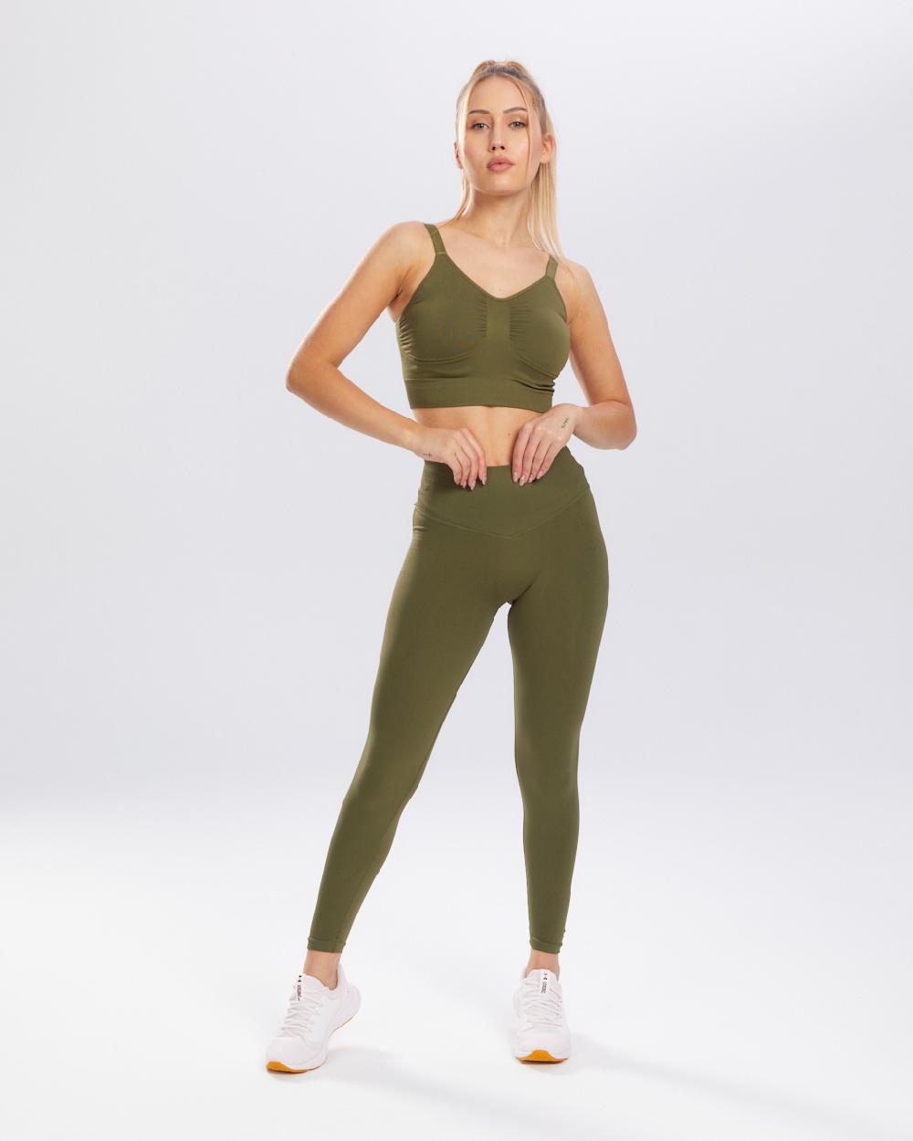 Spaio SPAIO REGGISENO SPORTIVO FLEX KHAKI Latest fashion
