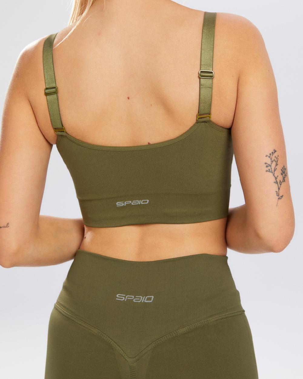 Spaio SPAIO REGGISENO SPORTIVO FLEX KHAKI Latest fashion