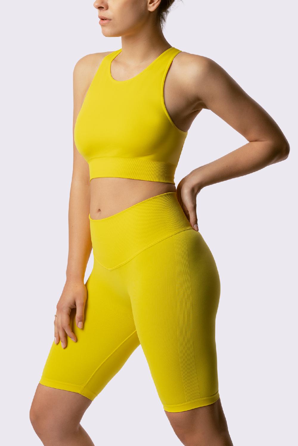 Spaio SPAIO REGGISENO SPORTIVO PERFORMANCE EMPIRE YELLOW Sconti VIP